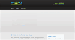 Desktop Screenshot of pasapas-sap-support.com